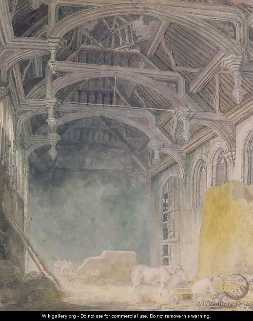 Interior of St. Johns Palace, Eltham, c.1793 - Joseph Mallord William Turner