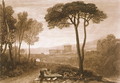 Scene in the Campagna, from the Liber Studiorum, engraved by William Say, 1812 - Joseph Mallord William Turner