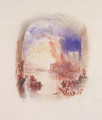 The Burning of the Houses of Parliament 2 - Joseph Mallord William Turner