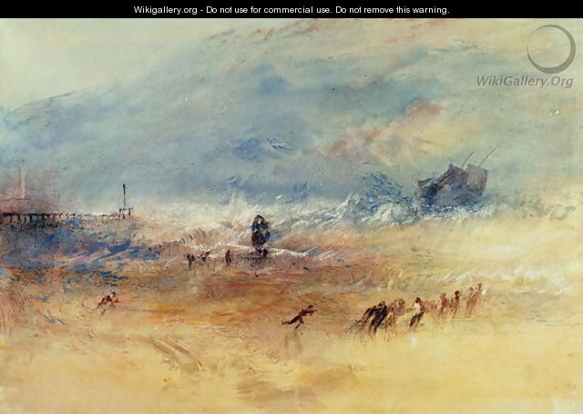 Yarmouth Sands, c.1840 - Joseph Mallord William Turner