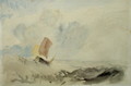 A Sea Piece - A Rough Sea with a Fishing Boat, 1820-30 - Joseph Mallord William Turner