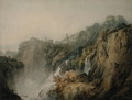 Tivoli with the Temple of the Sibyl and the Cascades, c.1796-97 - Joseph Mallord William Turner