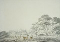 Windsor Castle and Park with Deer - Joseph Mallord William Turner