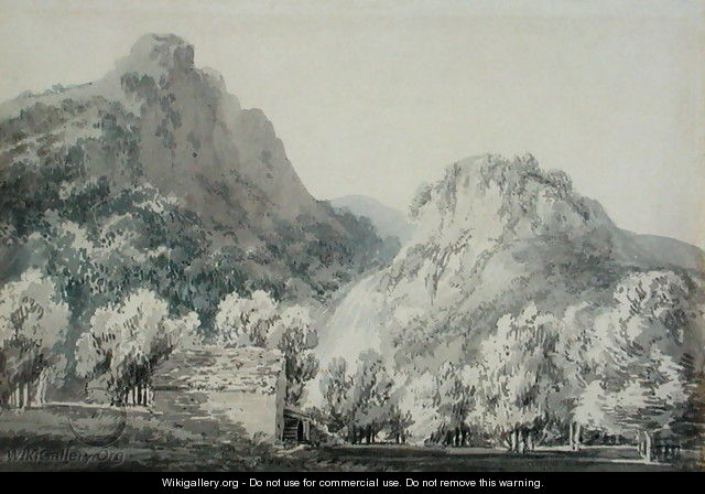 Waterfall at Lodore, Cumberland - Joseph Mallord William Turner