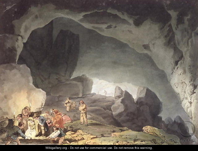 Peaks Hole, Derbyshire - Joseph Mallord William Turner