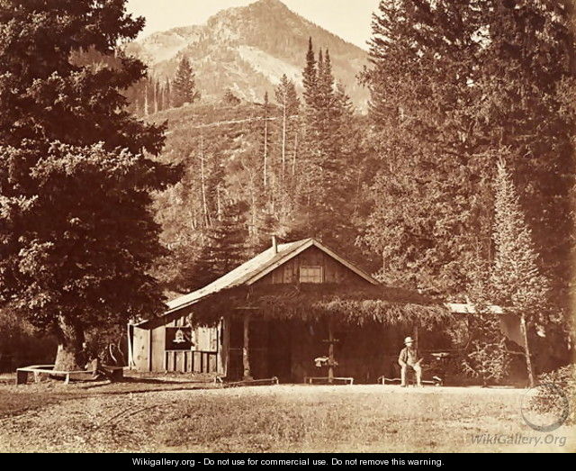 Kessler Peak and Meeks Camp, Big Cottonwood Canyon, Utah, USA, 1861-75 - Carleton Emmons Watkins