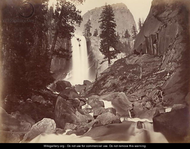 Privy at Vernal Face, Yosemite, USA, 1861-75 - Carleton Emmons Watkins
