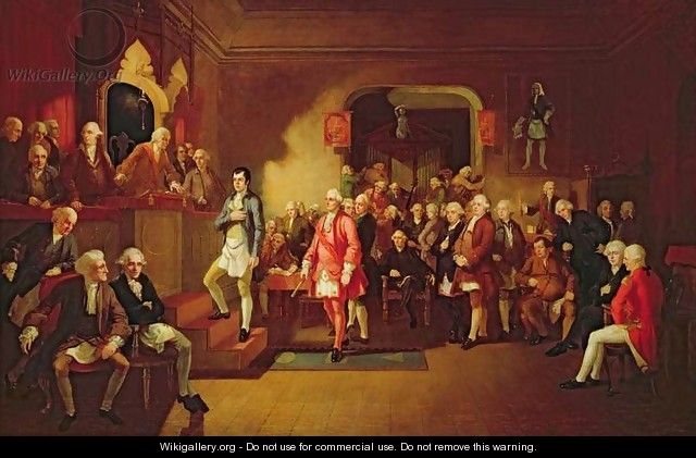 Inauguration of Robert Burns as Poet Laureate of the Lodge Canongate, Kilwinning, 1787 - William Stewart Watson