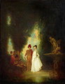 The Fountain, 1720-99 - (after) Watteau, Jean Antoine