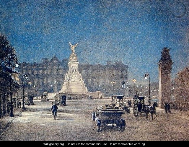 View of Buckingham Palace published by W.M. Power, 1912 - Thomas Robert Way