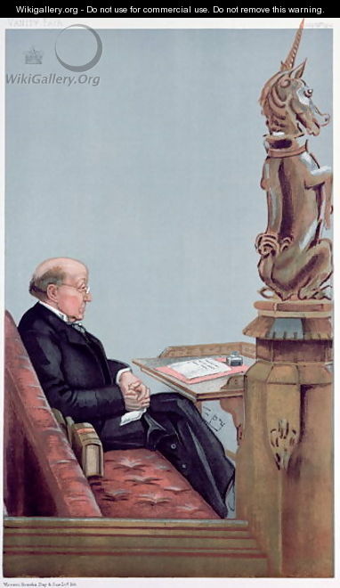 A Scots Lawyer, from Vanity Fair, 23rd July 1903 - Leslie Mathew Ward