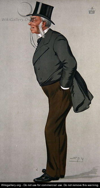 An Irish Lawyer, from Vanity Fair, 14th September 1890 - Leslie Mathew Ward