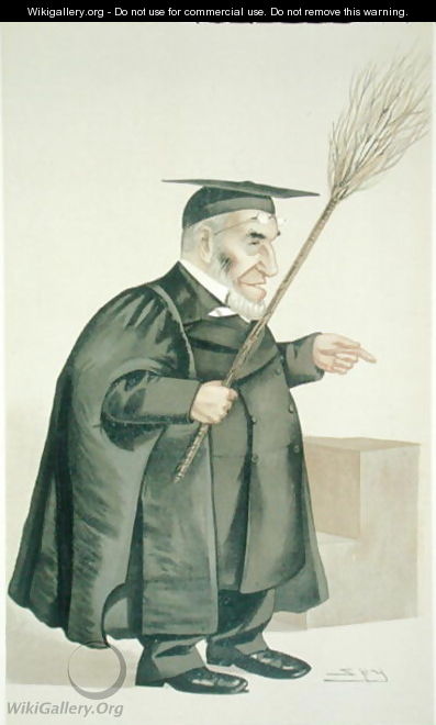 James Leigh Joynes (1853-93), illustration from Men of the Day, published in Punch magazine, 1887 - (after) Ward, Leslie Matthew