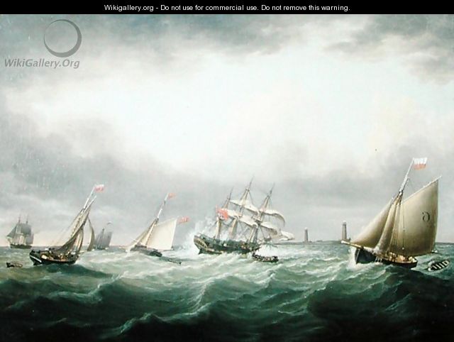 The Wreck of the Ship, Thomas, off the Stony Binks on 8th June 1821, 1821 - John Ward
