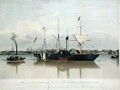 The Paddle-Steamer Victoria, engraved by R.G. Reeve - John Ward
