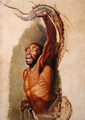 Man Struggling with a Boa Constrictor, Study for Liboya Serpent Seizing its Prey, c.1803 - James Ward