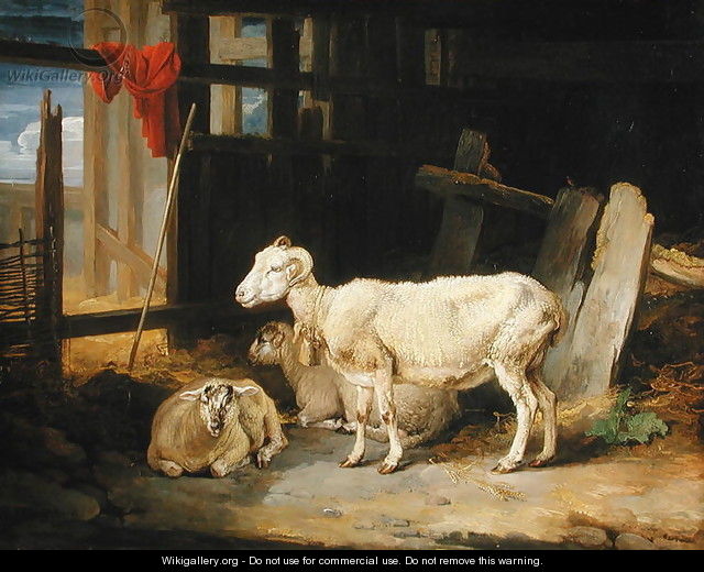 Heath Ewe and Lambs, 1810 - James Ward
