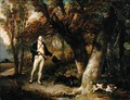 Portrait of the Rev. Thomas Levett and Favourite Dogs, Cock-Shooting, 1811 - James Ward