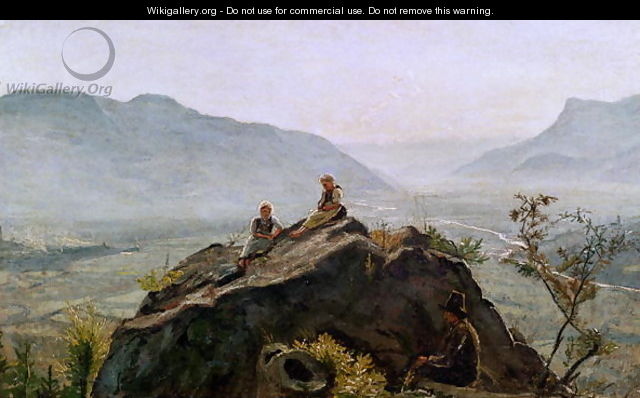 View of the Adige Valley, 1831 - Friedrich Wasmann