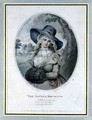 The Lovely Brunette, engraved by E. Williams, pub. by Prattent, 1786 - William Ward