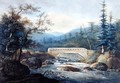 Covered Bridge across the Sacandaga River, Hadley, NY, c.1820 - William Guy Wall