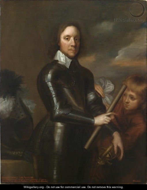 Portrait of Oliver Cromwell 2 - Robert Walker