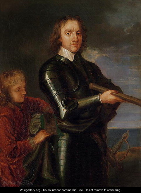 Portrait of Oliver Cromwell (1599-1658) 2 - Robert Walker