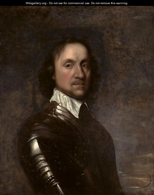 Portrait of Oliver Cromwell - Robert Walker