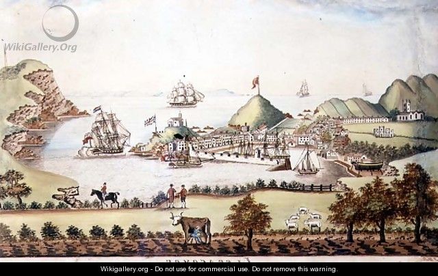 View of Ilfracombe, Devon, 1842 - J. Walters