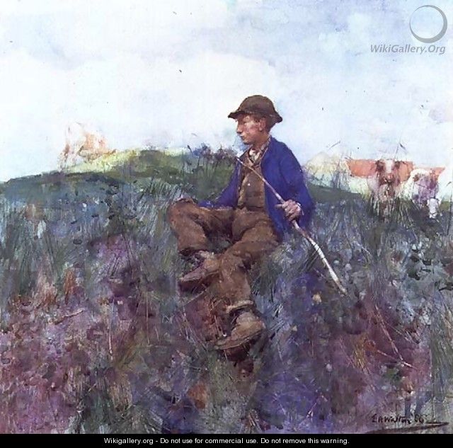 The Herdboy, 1886 - Edward Arthur Walton