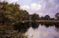 August on the Kennet, Speen, Berkshire, 1916 - Edward Wilkins Waite