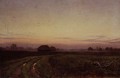 Sunset or The Resting Plough, Woolhampton, Berkshire, 1911 - Edward Wilkins Waite