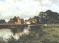 Padworth Mill on the River Kennet - Edward Wilkins Waite