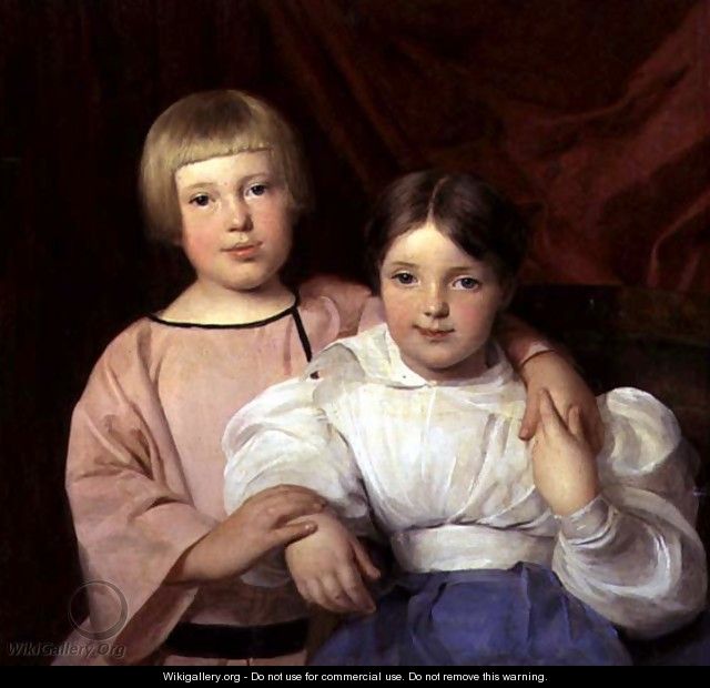 Children, 1834 2 - Ferdinand Georg Waldmuller