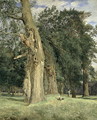 Old elms in Prater, 1831 - Ferdinand Georg Waldmuller