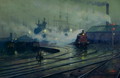 Cardiff Docks, 1896 - Lionel Walden