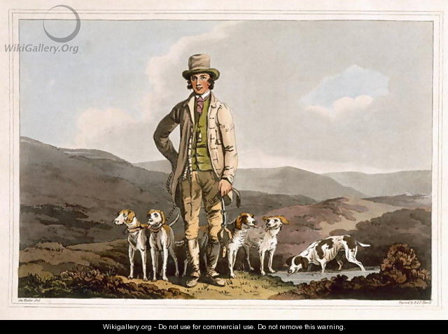 The Dog Breaker, engraved by Robert Havell the Elder, published 1814 by Robinson and Son, Leeds - (after) Walker, George