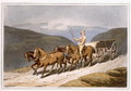 The East Riding or Wolds Wagon, engraved by Robert Havell the Elder, published 1814 by Robinson and Son, Leeds - (after) Walker, George