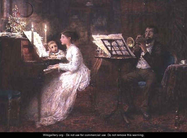 The Music Lesson - Frederick Walker