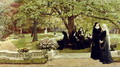 The Convent Garden, 1878 - Francis S. Walker