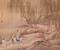 Figures from an album of Figures, Landscape and Architecture, 1740 - Yuan Yao