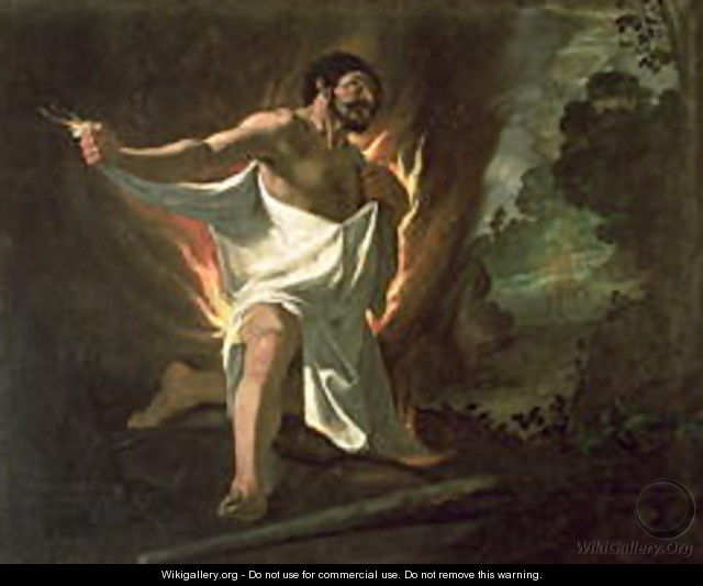 Hercules Tearing the Burning Robe, c.1634 - Francisco De Zurbaran
