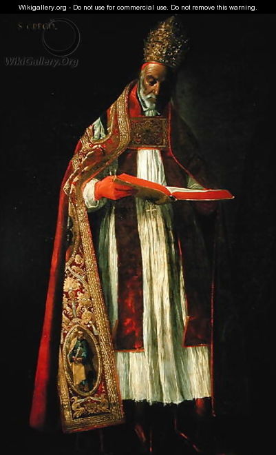 St. Gregory the Great (c.540-604) - Francisco De Zurbaran