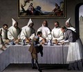 St. Hugh of Cluny (1024-1109) in the Refectory of the Carthusians, 1633 - Francisco De Zurbaran