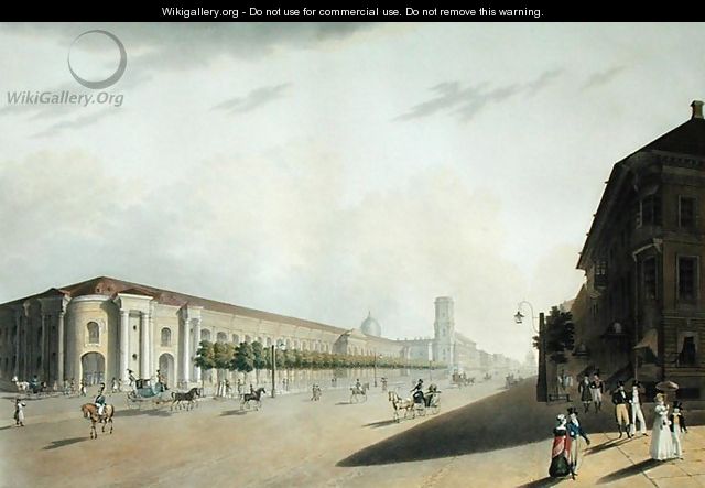 Gostiny Dvor, St. Petersburg, 1820s - E. I. Yessakov
