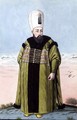 Ibrahim (1615-48) Sultan 1640-48, from A Series of Portraits of the Emperors of Turkey, 1808 - John Young