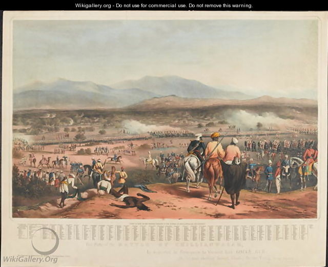 Battle of Chillianwallah on the 13th of January, 1849 - Charles Becher Young
