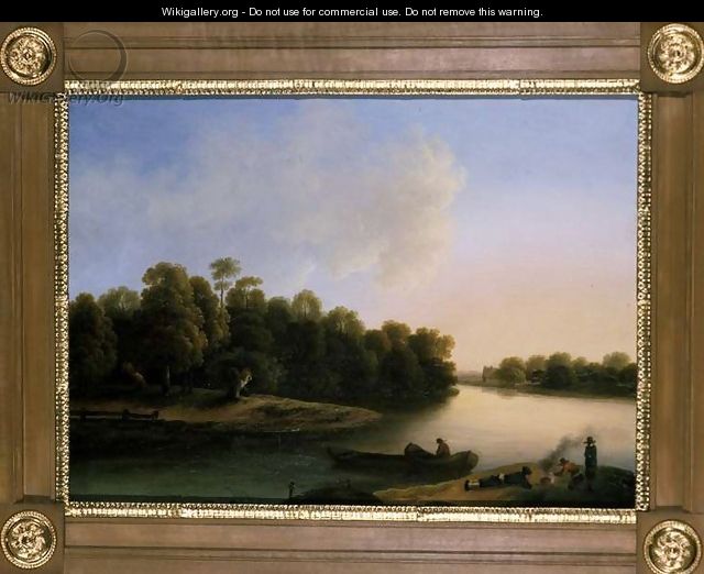 River Landscape - Otto Wagner