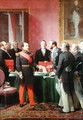 Napoleon III (1808-73) Hands Over The Decree allowing the Annexation of the Suburban Communes of Paris to Baron Georges Haussmann (1809-91) in June 1859 - Adolphe Yvon