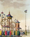 A Chinese circus, illustration from Le Costume Ancien et Moderne by Giulio Ferrario, published c.1820s-30s - Gaetano Zancon